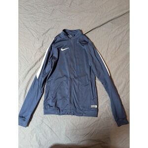 Nike Womens DriFit 725961-419 Size XS extra Small Navy Zip UP Training Jacket